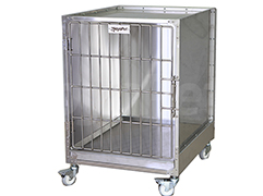 Stainless Chrome Dog Cage for Small Races
